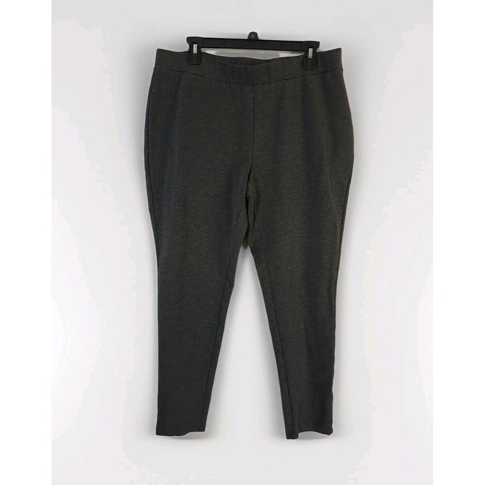 Philosophy Women's Black Stretchy Pull On Pants Leggings Plus Size 2X NWOT